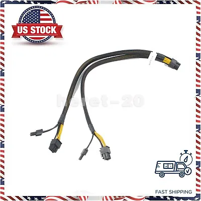 PCI-E 8pin To Dual 8pin(6+2) For DELL R720 R730 GPU Video Card Power Cable 35cm • $16.50