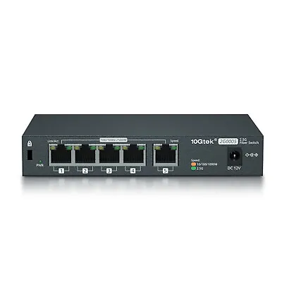 5-Port 2.5G Fiber Switch100/1000/2500Mbps Multi Gigabit Ethernet Network Switch • $61.59