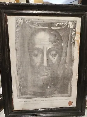 Face Of Christ Relic Vatican Veronica's Veil Vera Effigies Antique • $475