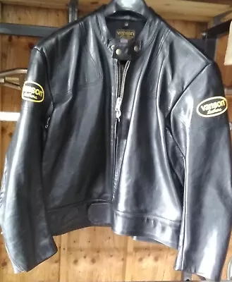 Vanson Manx Motorcycle Leather Jacket Sz 60 • $350