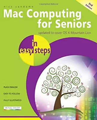 Mac Computing For Seniors : Covers OS X Mountain Lion Paperback N • $5.76