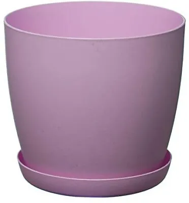 Flower Pots Plant Pots Plastic Planter Saucer Tray Deco Aga Pastel 6 Colors • £4.89