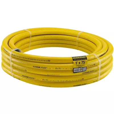 HOME-FLEX Tubing 1  CSST X 75' Corrugated Stainless Steel Flexible Threaded • $250.05