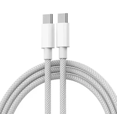 USB-C Charger Lead Data Cable Type C Heavy Duty Wire Samsung Android PS5 Mac PC* • £3.99