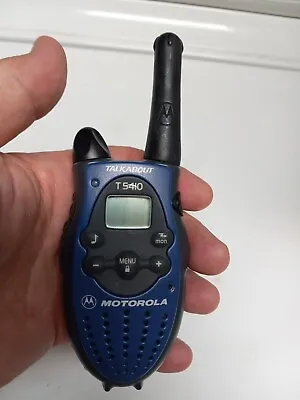 Motorola Talkabout T5410 Blue & Gray 14 Canales Walkie Talkie Two-Way Radio NEW • $18.25