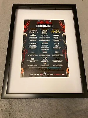 DOWNLOAD 2014 LINKIN PARK AEROSMITH-Framed Original Poster Advert • £45