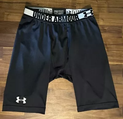 Under Armour Men's Heat Gear Compression Shorts M  Black • $19.80