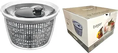 5 Litres Salad Spinner (in Gift Box) Vegetable Veg Leaf Dryer Drainer Colander • £11.99