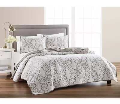 Martha Stewart Collection Chateau Cotton Quilt Full/Queen New • $100