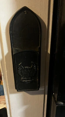 $12 • Buy Vintage Antique Cast Iron Match Holder 16 - GREAT FOR FIREPLACES!