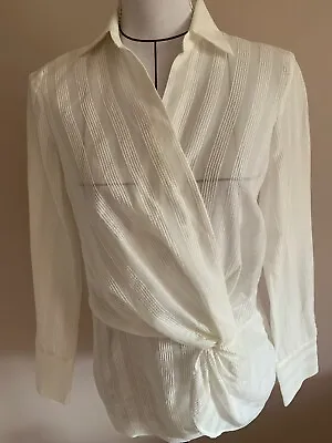 $30 • Buy Massimo Dutti Ladies White Shirt Size EU34 (AUS 8) NEW