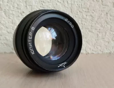 KMZ! Jupiter 8 50mm F/2 Black! USSR Lens For FED Zorki Leica M39 Screw Mount. • $75