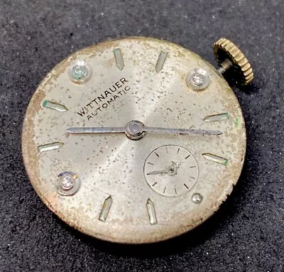 Witnauer Automatic Watch Movement 9ARB Vintage 24 Mm Dial Balance Swings F6501 • $59.99