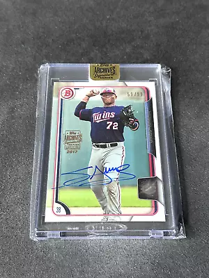 Miguel Sano 2017 Topps Archives Signature Series 2015 Bowman Autograph 59/99 • $7.99