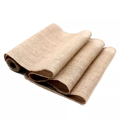 Vintage Burlap HessianTable Runner Natural JuteCountry Wedding Party Decoration  • $52.35