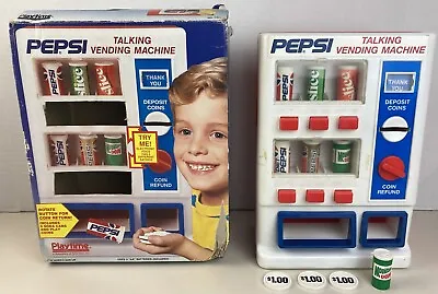 Vintage Pepsi Cola Talking Vending Machine Electronic Voice Playtime 1991 READ • $44.99