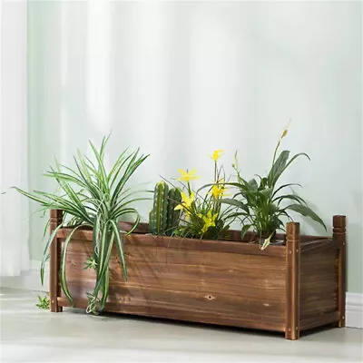 Wooden Raised Garden Bed Kit Outdoor Planter Box Grow Vegetable/Flower/Herb Box • $42.92