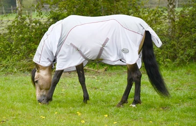 NEW Rhinegold Mombasa Horse Pony 2in1 Waterproof Topline Fly Rug With Neck Cover • £42.95