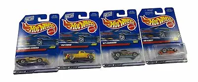 Hot Wheels 1999 '40 Ford Mustang Cobra '67 Camaro GO Kart Lot Of 4 • $11.95