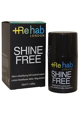 Rehab London Shine Free Mattifying Oil Control Lotion 50ml Made For Men • £6.34