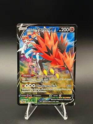 Galarian Zapdos V TG19/TG30 Near Mint NM - Astral Radiance Trainer Gallery • $5.95