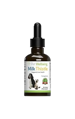 $32 • Buy Pet Well-being Milk Thistle 2oz. NEW & SEALED
