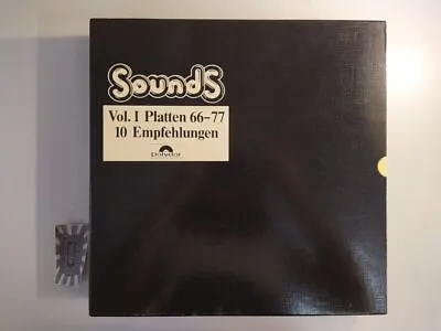 Sounds Vol. I Platten 66-77. 10 Empfehlungen. [10 Vinyl/LP In Box]. LC0309 Prin • £180.43
