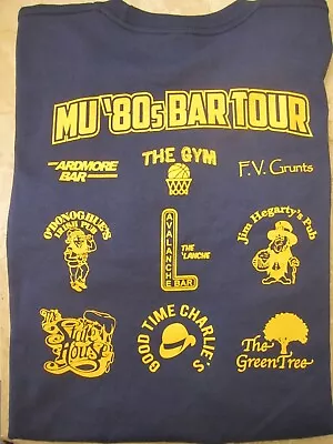 Marquette Warriors Classic 80s Bars T-shirt SIZE XL • $21.99