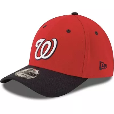 New Era MLB Washington Nationals Red Blue Team Classic 39Thirty Hat Cap Size M/L • $23.79