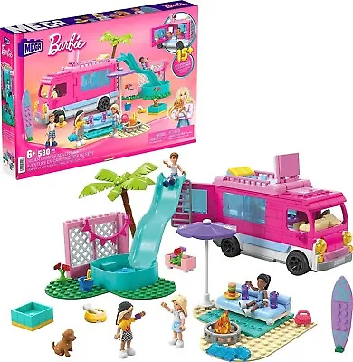 Barbie 580 Piece Dream Camper Van Playset Accessories Barbie Adventure Toys • $115.99