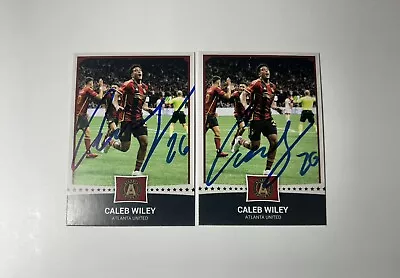 Caleb Wiley Signed Auto ATLANTA UNITED AUTOGRAPHED CARD CUSTOM MLS Soccer QTY • $7