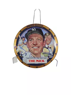 Mickey Mantle  The Mick  From The Hamilton Plate Collection Gold Rim Plate 2761B • $14.99