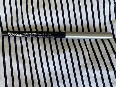 £0.99 • Buy Clinique Quickliner For Eyes Intense 01 Intense Black - Half Size -New