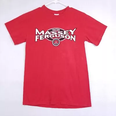 Massey Ferguson Men's Red T-Shirt Tractor Crew Neck Size Small Short Sleeve • $7.65