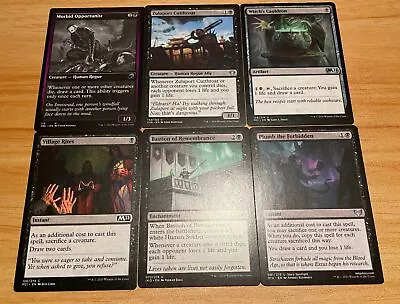 Black Aristocrat Support EDH NM Lot Of 6 Cards MTG Magic The Gathering Cards • $5.75