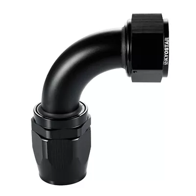 20AN 90 Degree Aluminum Swivel Oil Fuel Line Hose End Fitting Adaptor Black AN20 • $27.85