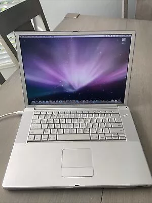 15” Apple PowerBook G4 A1046 / 1.25ghz / 80gb HD / 512mb Ram / Super Drive • $75