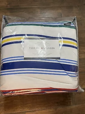 NWT Tommy Hilfiger Multi Stripe Full/Queen Comforter & Shams Set 3pc • $129.99