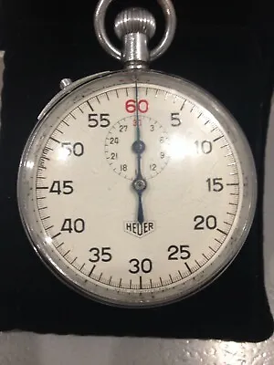 HEUER 1/5 Split Second Timer Stopwatch Ref. 900 - Vintage 1960s • $345