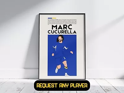 Marc Cucurella Chelsea - Football Poster - A5/A4/A3/A2/A1/A0 • £19.95