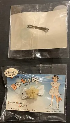 1946 Kiddies Bo-Slide Barrette On Nicely Illustrated Card  NEW OLD STOCK  (WF) • $9