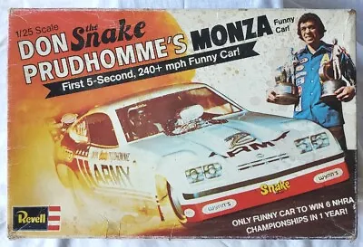 Revell Don The Snake Prudhomme's Monza Funny Car Kit #H-1467 Sealed Bags Inside • $79