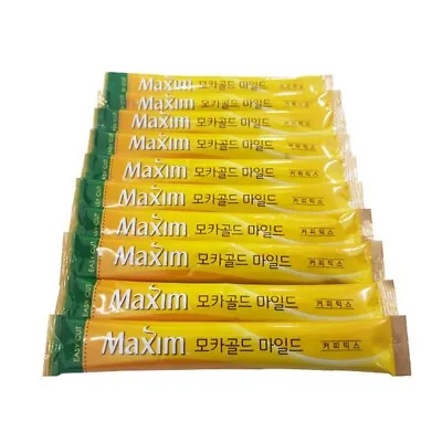 Maxim Mocha Gold Mild Coffee Mix 12g X 10 Stick / Korean Instant Easy Cut Coffee • $13.99