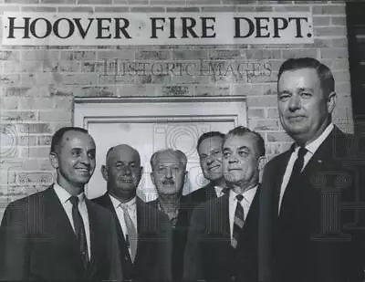 £19.47 • Buy 1967 Press Photo City Officials In Front Of Hoover Fire Department, Alabama