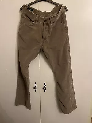 Mens GANT Jeans Brown Jason Corduroy Trousers 34x30 • £9.99