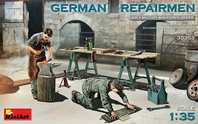 Miniart 1:35 Scale Model Kit Figures - German Repairmen 	 MIN35353  • £11