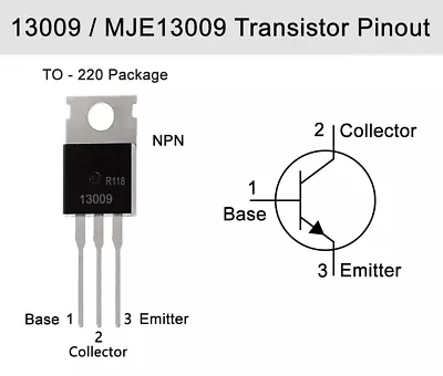 MJE13009 = ST13009 Transistor Npn 400V 12A 100W TO220 • $2.13