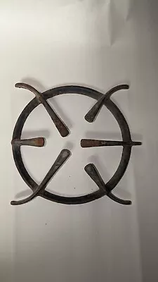 Vintage Cast Iron Stove Top Grate / Deco Style Grate GC USED FREE SHIPP  READ  • $22