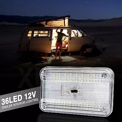 White 36LED Reading Dome Light Caravan Interior Cabin Roof Lamp Auto Motorhome * • $8.95