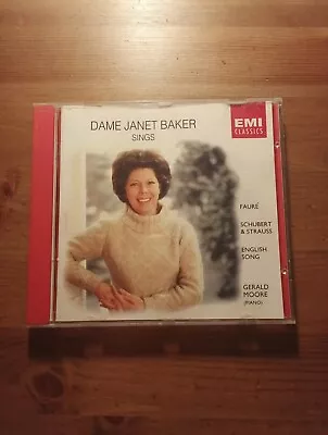 Dame Janet Baker Sings Fauré Schubert & Strauss - CD - Gerald Moore - EMI 1994 • £12.99